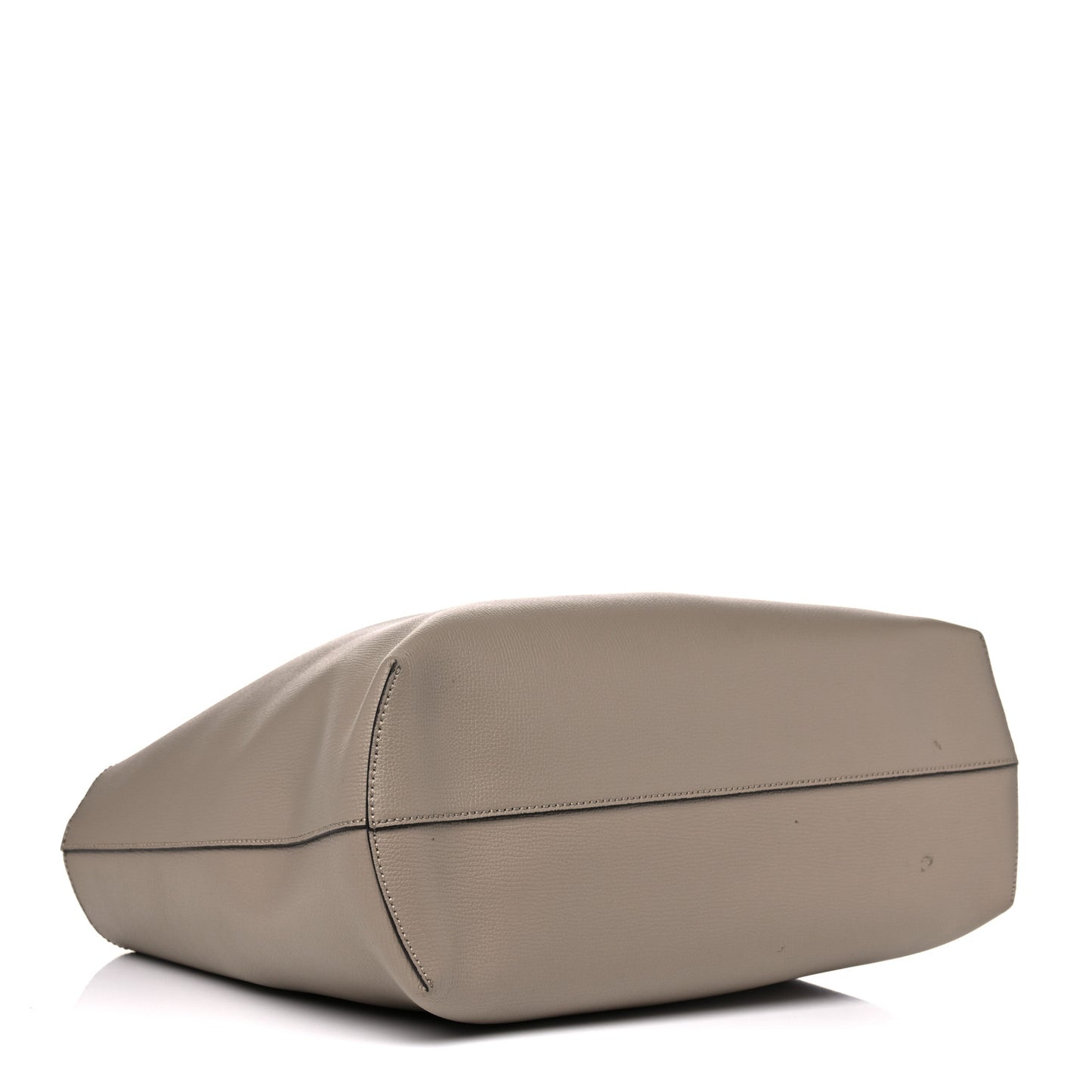 Vitello Vienna Enamel F is Fendi Shopping Tote Tortora Taupe