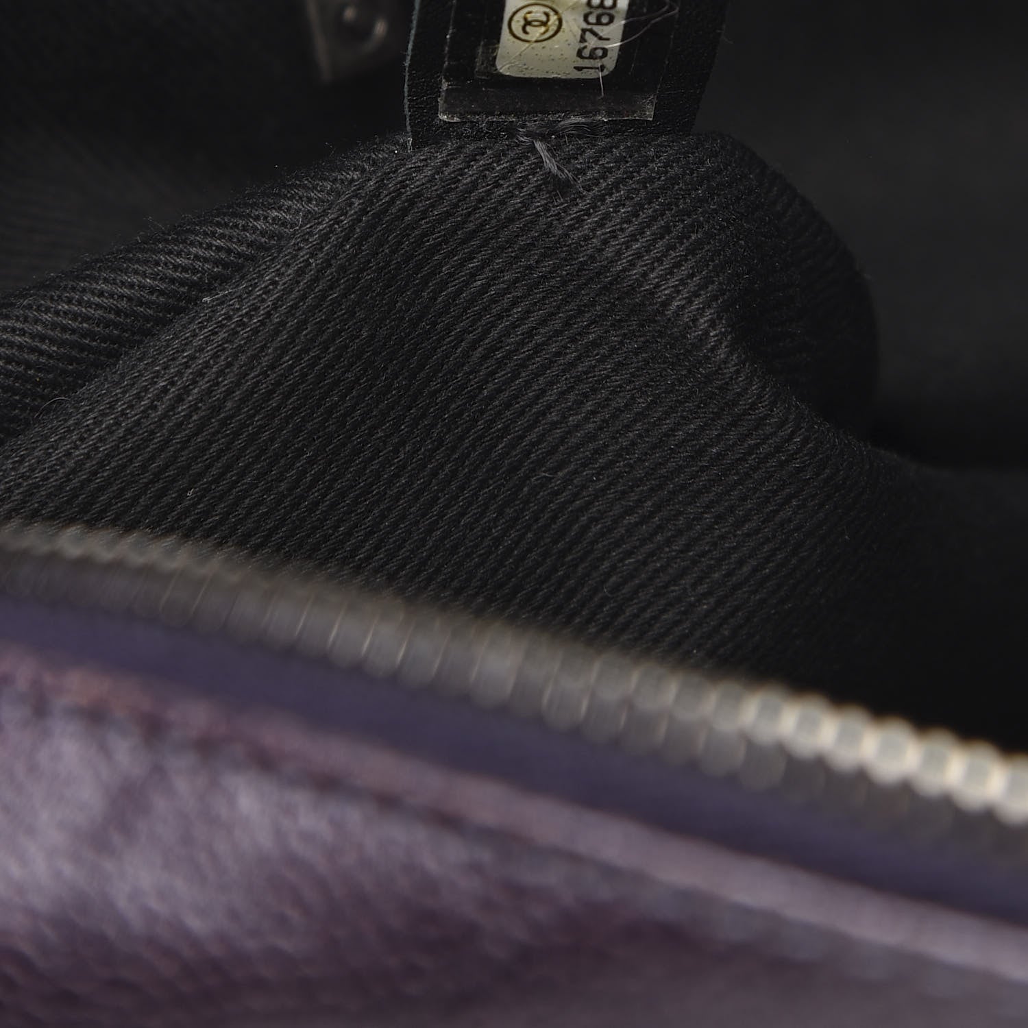 Chanel Iridescent Caviar Quilted Large Chic Flap Purple 7 of 15