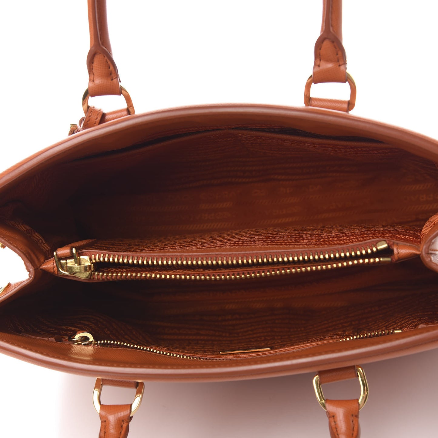 Saffiano Lux Parabole Tote Papaya