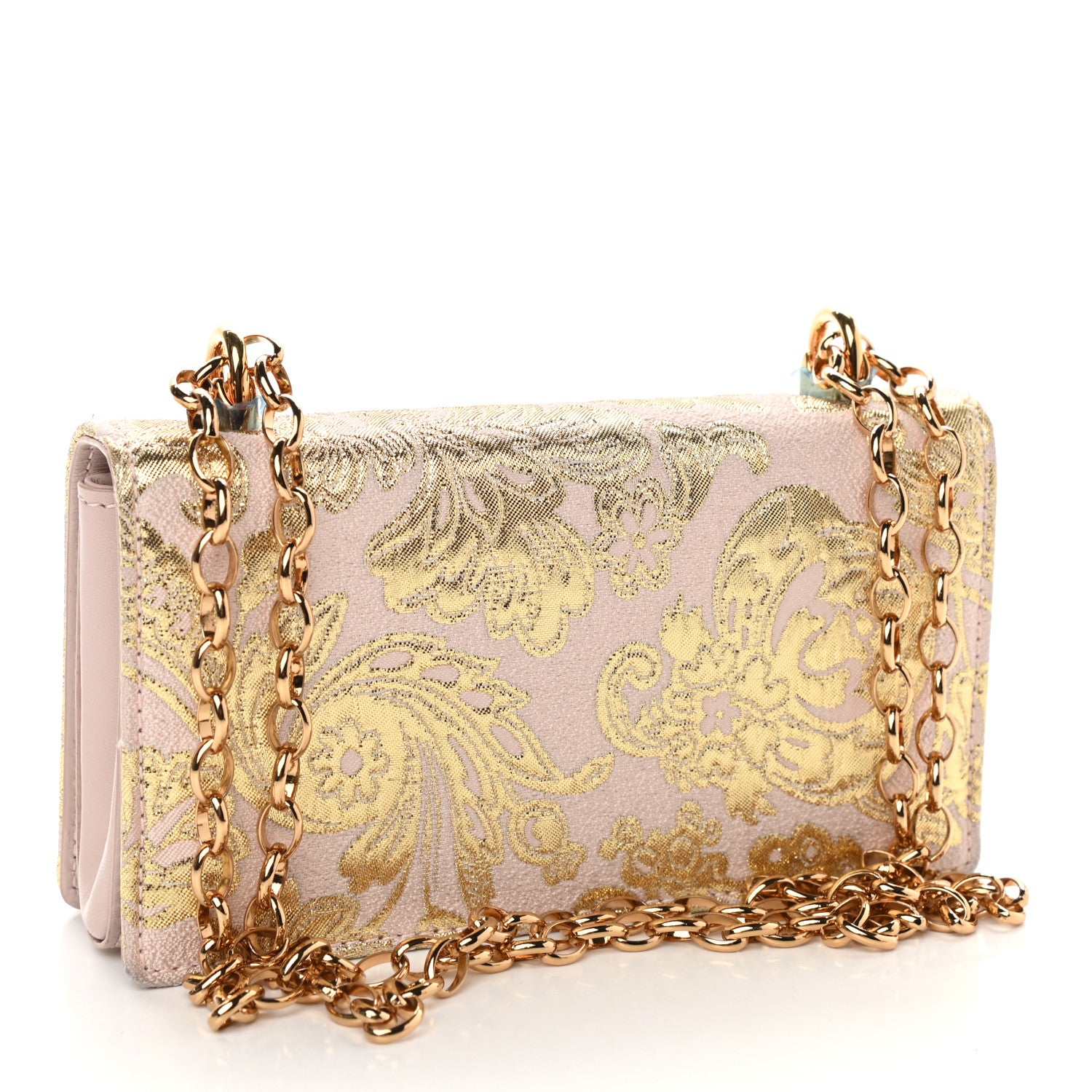 Dolce & Gabbana Brocade DG Girls Shoulder Bag Light Pink 2 of 7