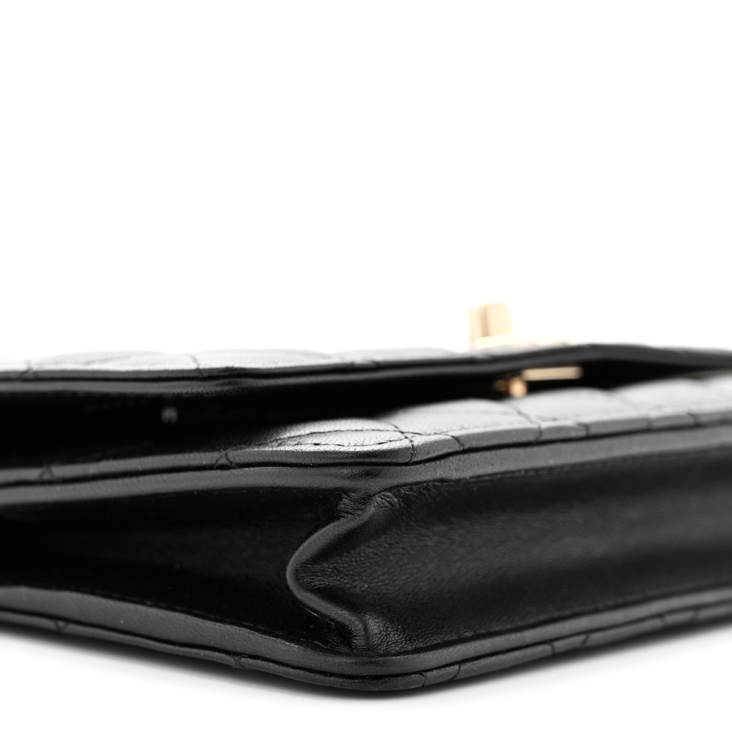 Chanel Lambskin Quilted Trendy CC Wallet On Chain WOC Black 11 of 13