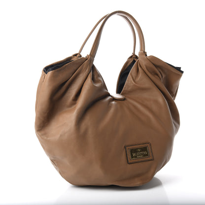 Valentino Garavani Nappa 360 Bow Shoulder Bag Brown 3 of 9