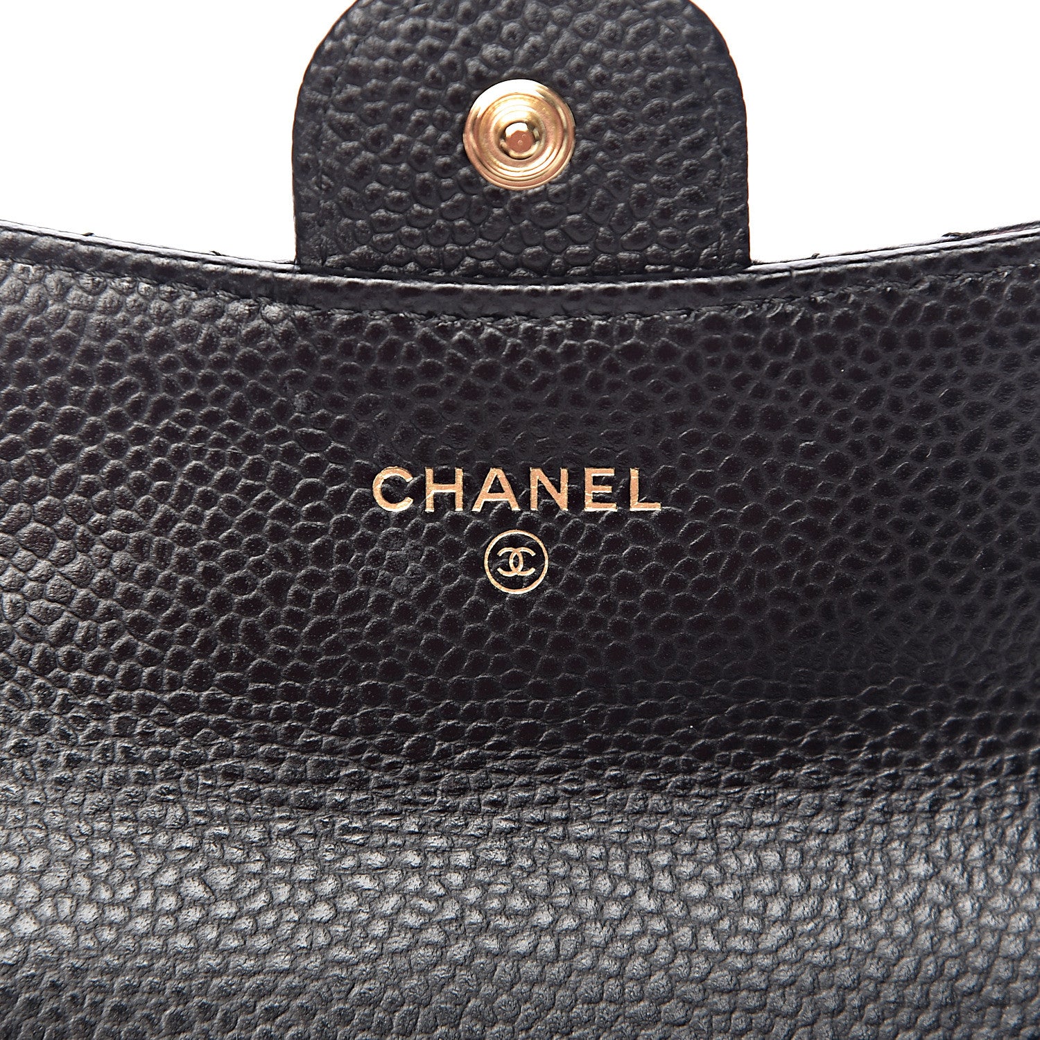Chanel Caviar Quilted Flap Card Holder Wallet Black 6 of 8