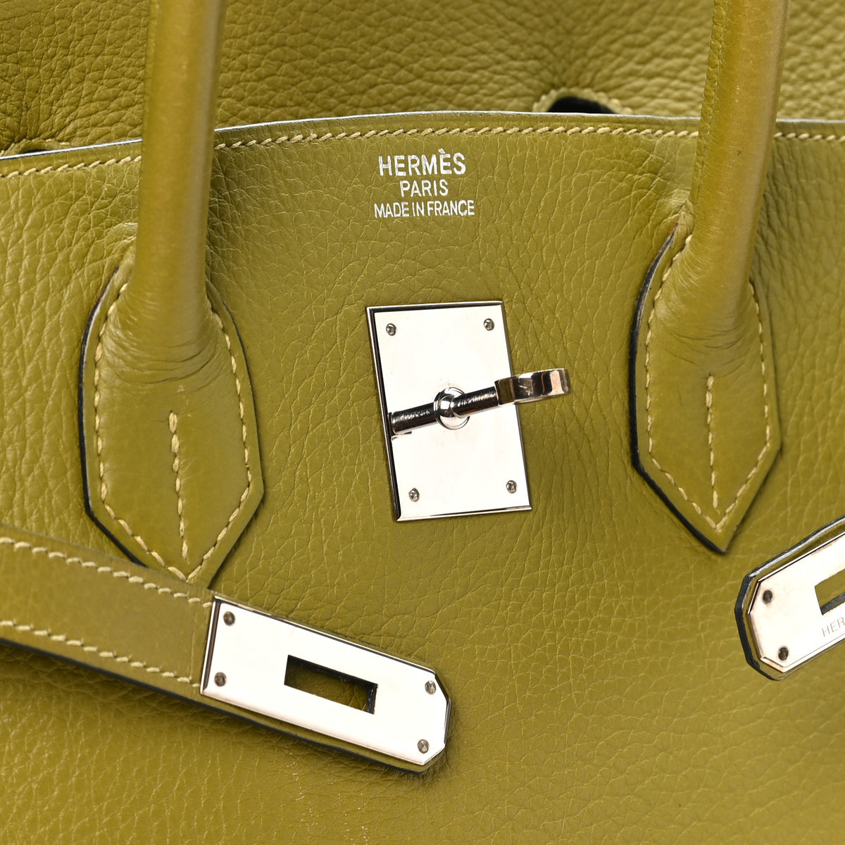 Hermes Togo Birkin 35 Vert Chartreuse 5 of 9
