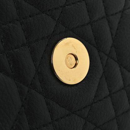 Christian Dior Supple Calfskin Cannage Caro Belt Pouch with Chain  Black Black 12 of 12