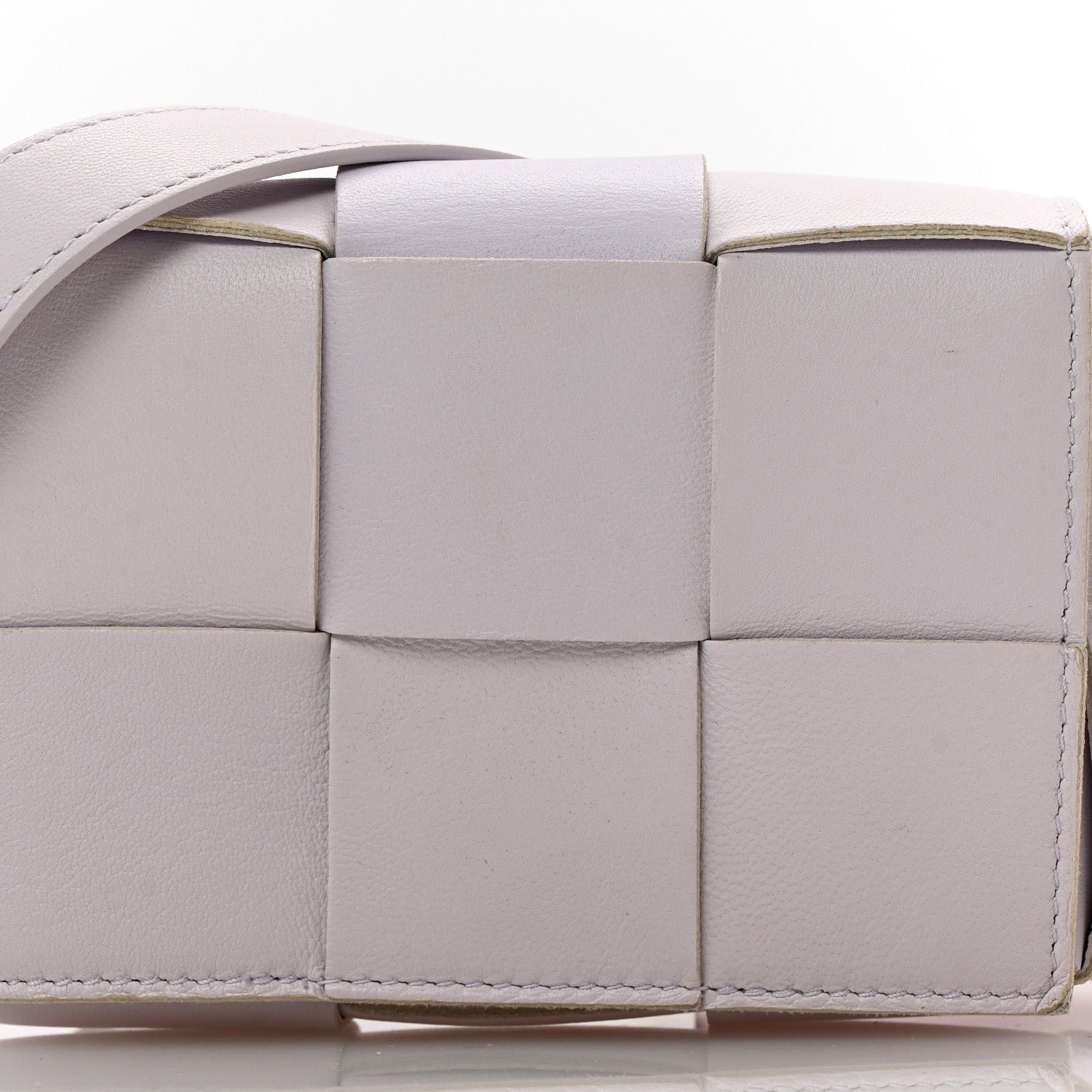Bottega Veneta Lambskin Maxi Intrecciato Extra Mini Cassette Crossbody Bag Mirth Washed 7 of 11