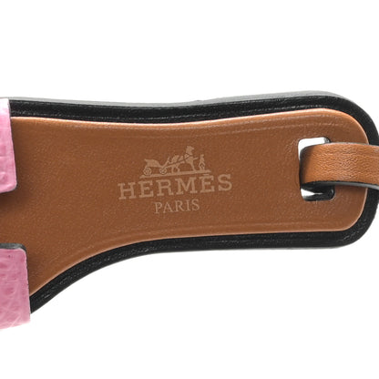 Hermes Epsom Butler Calfskin Hunter Oran Nano Bag Charm Rose Confetti Sable 3 of 3