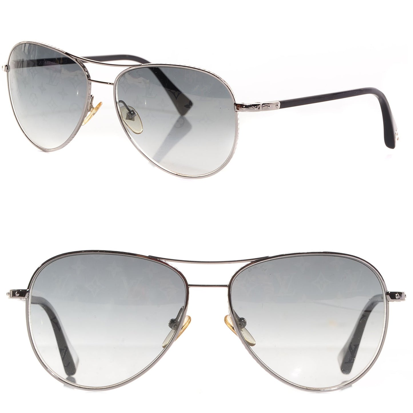 Monogram Conspiration Pilote Sunglasses Z0165U Argent