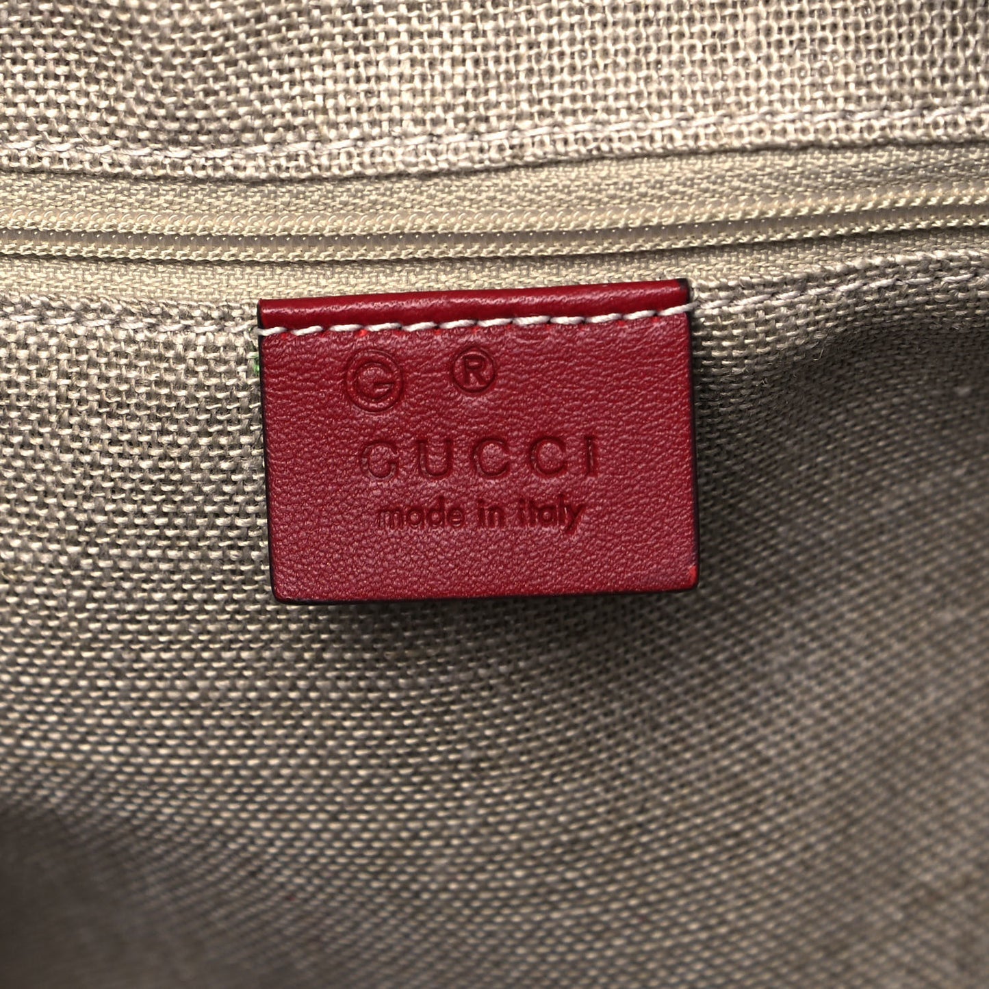 Soft Microguccissima Medium Crossbody Bag Rosso