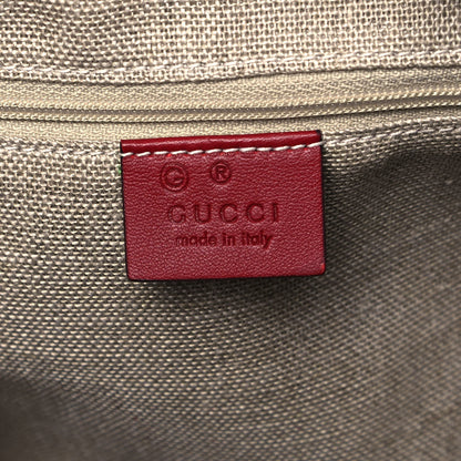 Gucci Soft Microguccissima Medium Crossbody Bag Rosso 10 of 11