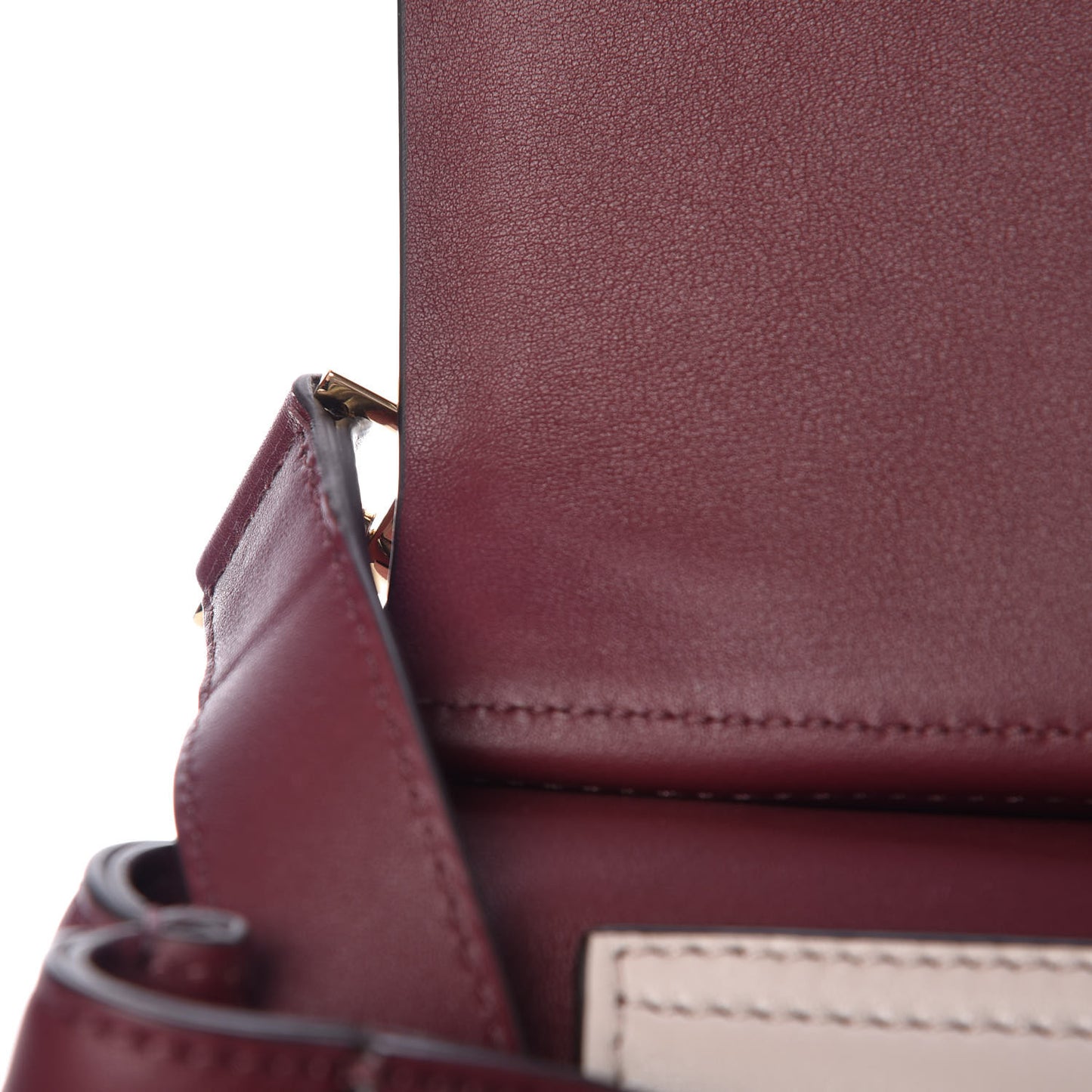 Calfskin Small Mystic Shoulder Bag Eggplant