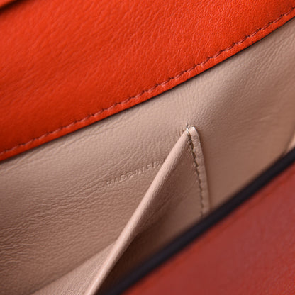 Chloe Calfskin Small Nile Bracelet Minaudiere Bag Sepia Red 7 of 12
