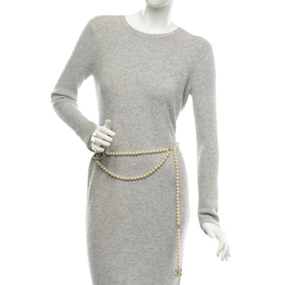 Chanel Pearl CC Double Strand Belt Gold 2 of 7