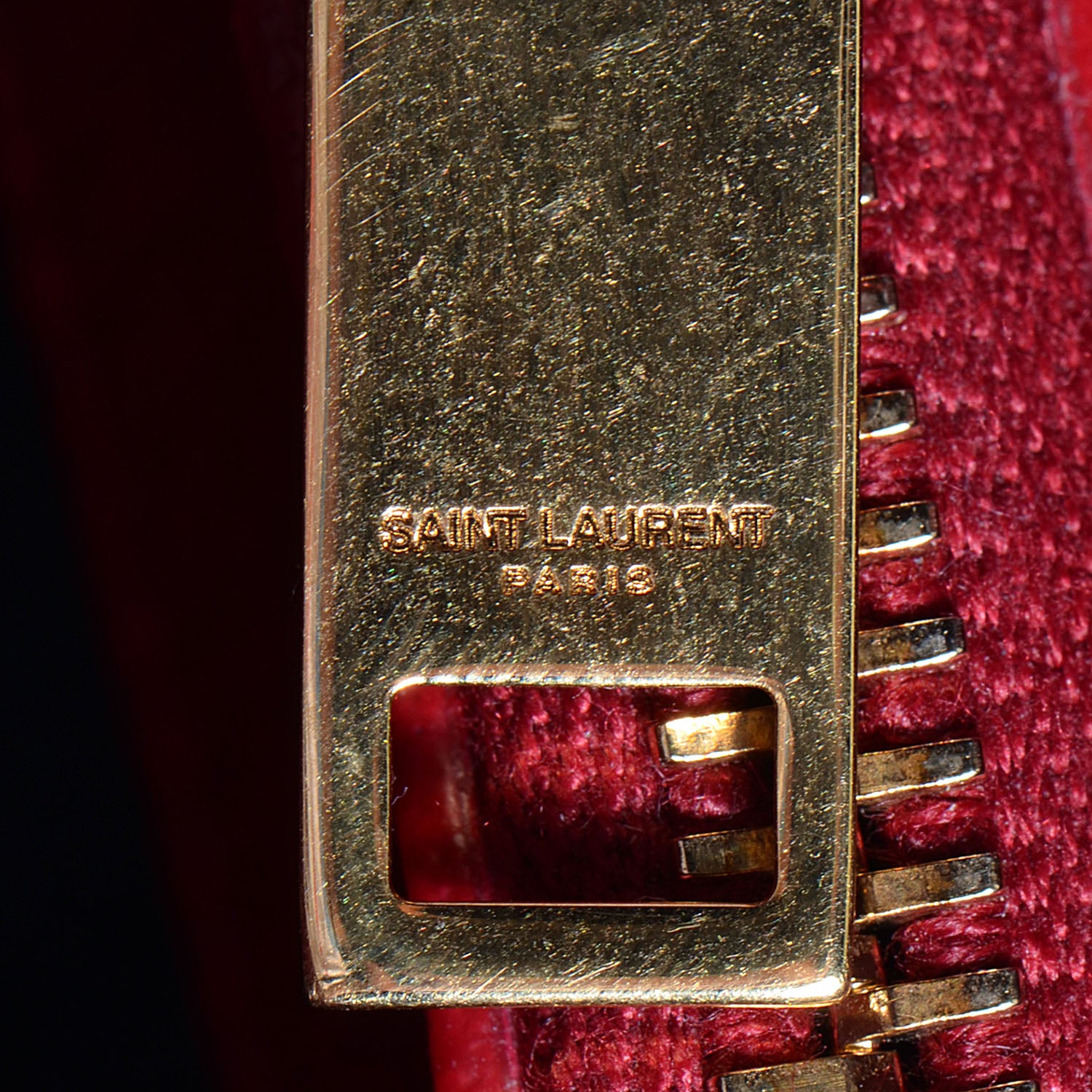 Saint Laurent Grained Calfskin Small Sac De Jour Lipstick Red 9 of 9