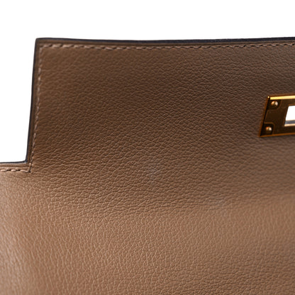 Hermes Evercolor Kelly Retourne 28 Beige De Weimar 12 of 13