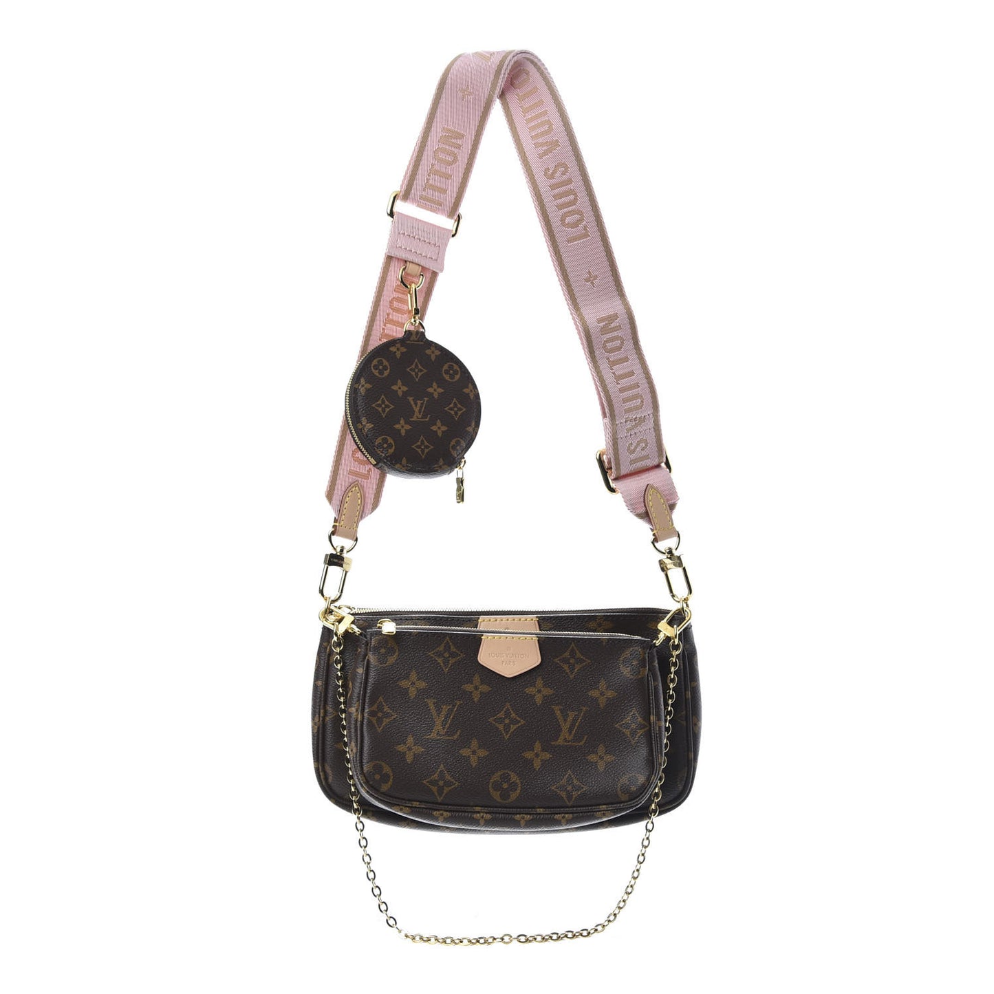 Monogram Multi Pochette Accessories Rose Clair