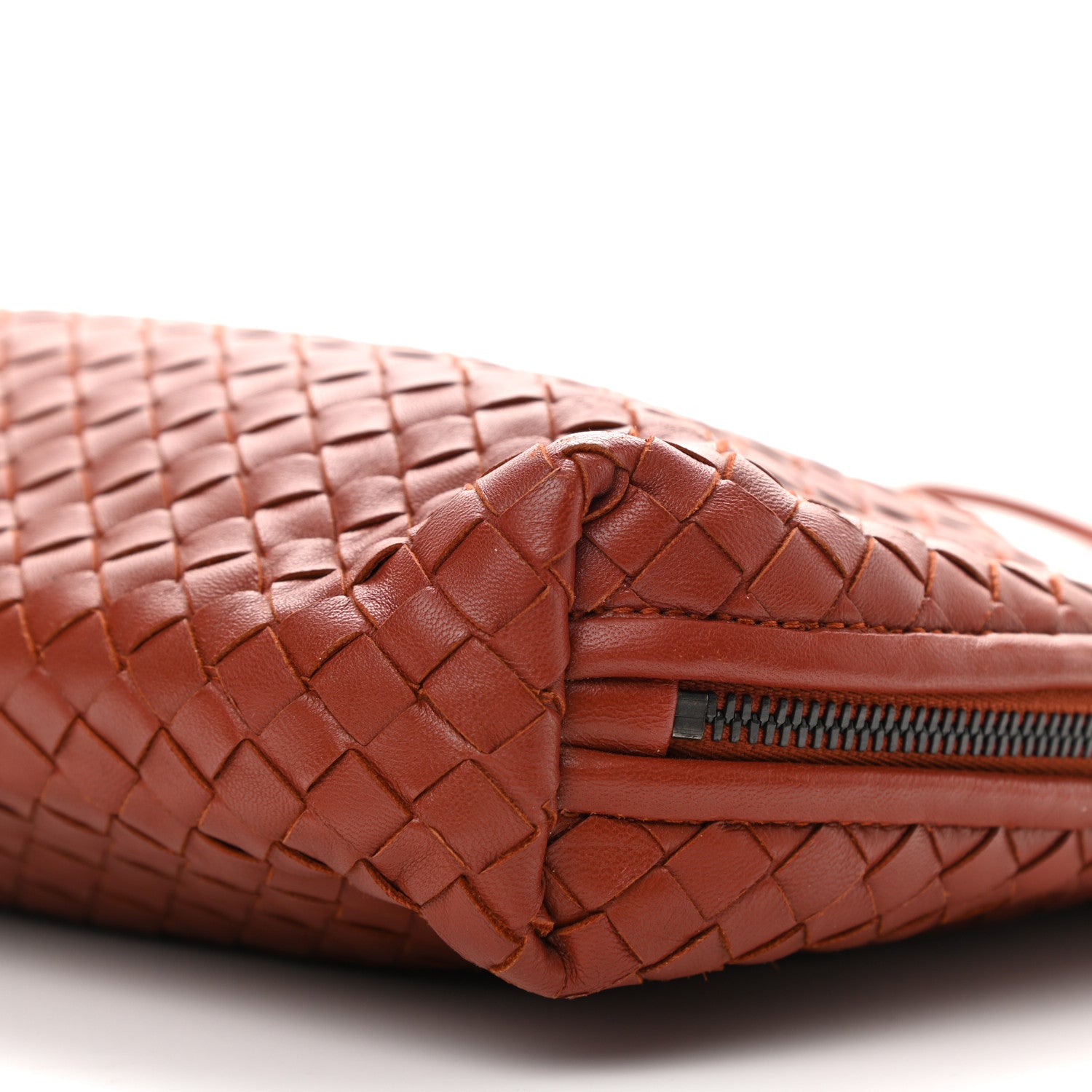 Bottega Veneta Nappa Intrecciato Nodini Crossbody Messenger Terracota 11 of 11