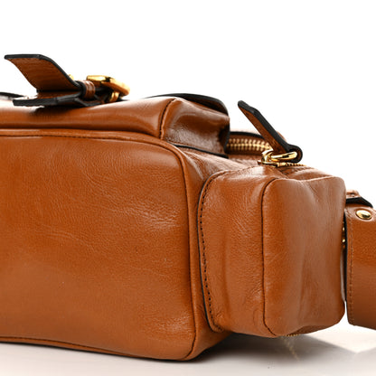 Chloe Shiny Buffalo Small Double Carry Camera Bag Clay Brown 10 of 11
