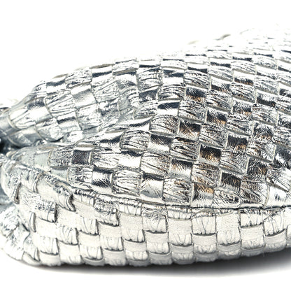 Bottega Veneta Metallic Nappa Intrecciato Mini Jodie Silver 10 of 11