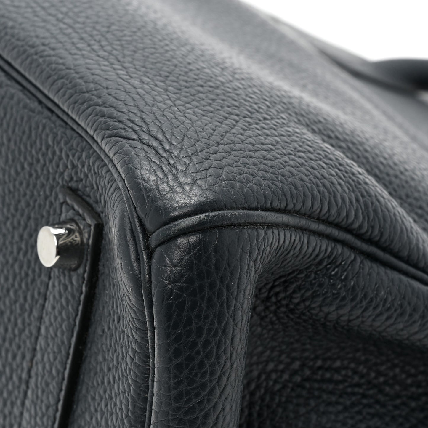 Togo Birkin 35 Bleu Obscur