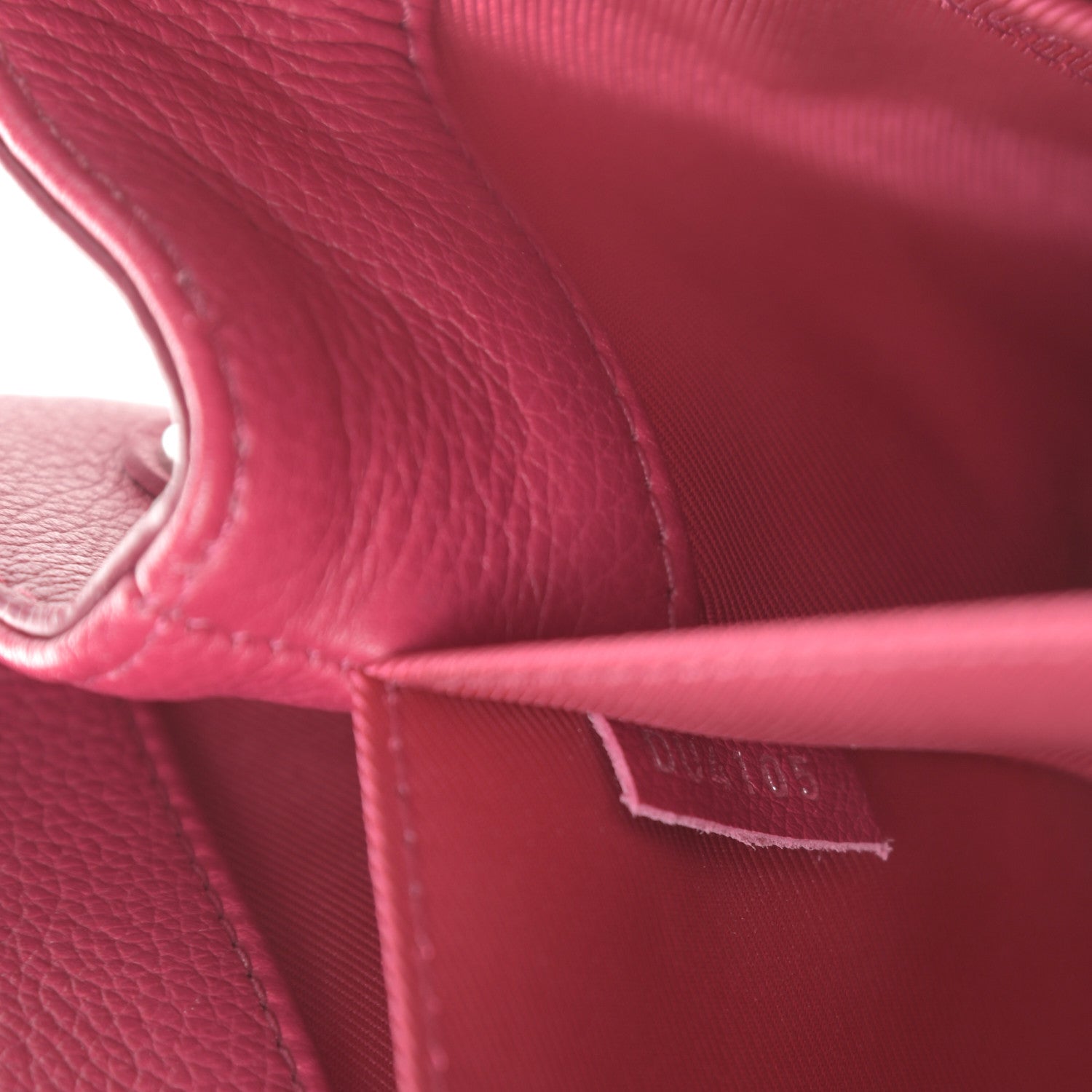 Louis Vuitton Calfskin Lockme II Top Handle Grenat Dahlia 12 of 14