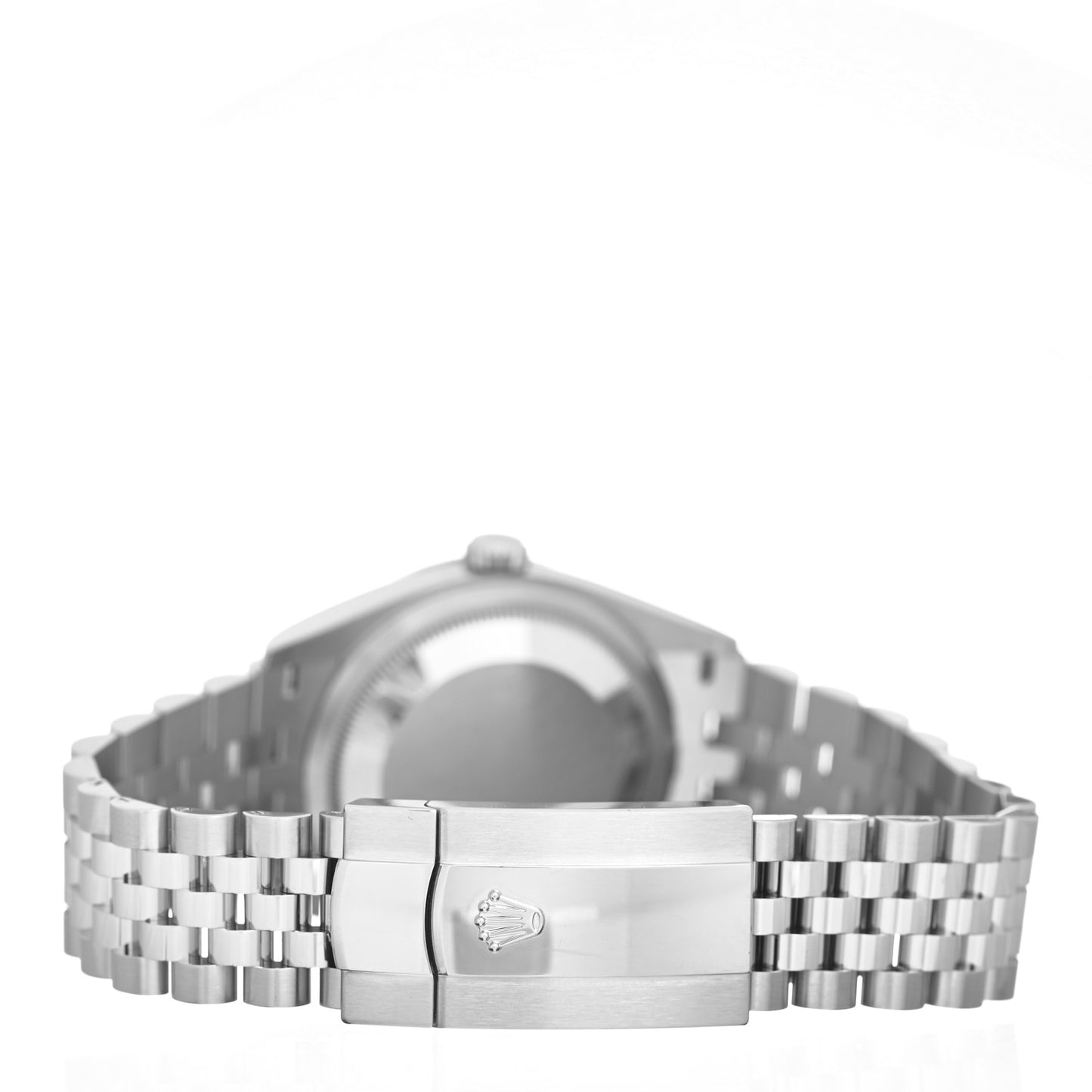 Stainless Steel 18K White Gold Diamond 36mm Oyster Perpetual Datejust Watch Bright Blue 126234