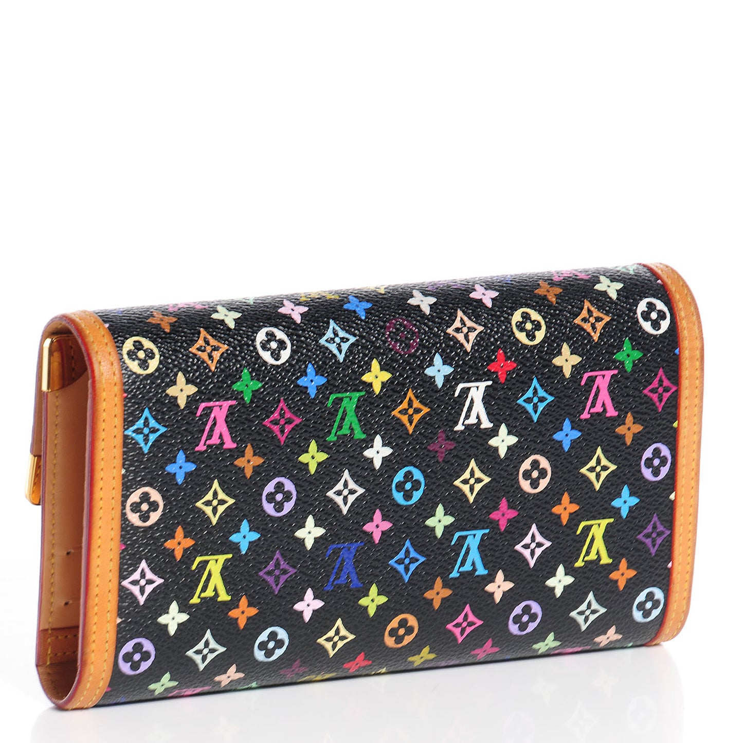 Monogram Multicolor Porte Tresor International Wallet Black