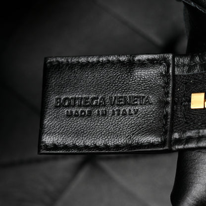 Bottega Veneta Lambskin Maxi Intrecciato Small Cassette Camera Bag Black 6 of 9