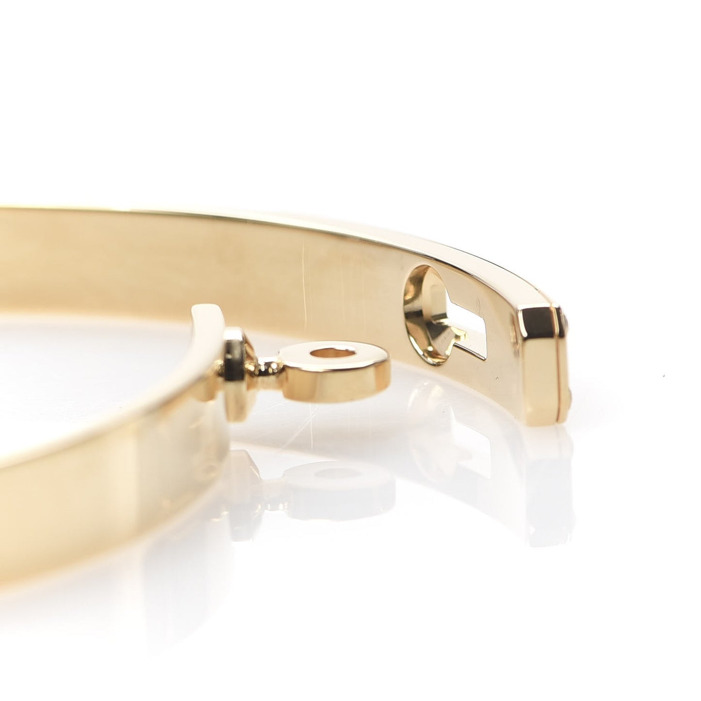 18K Yellow Gold Diamond PM Kelly Bracelet SH