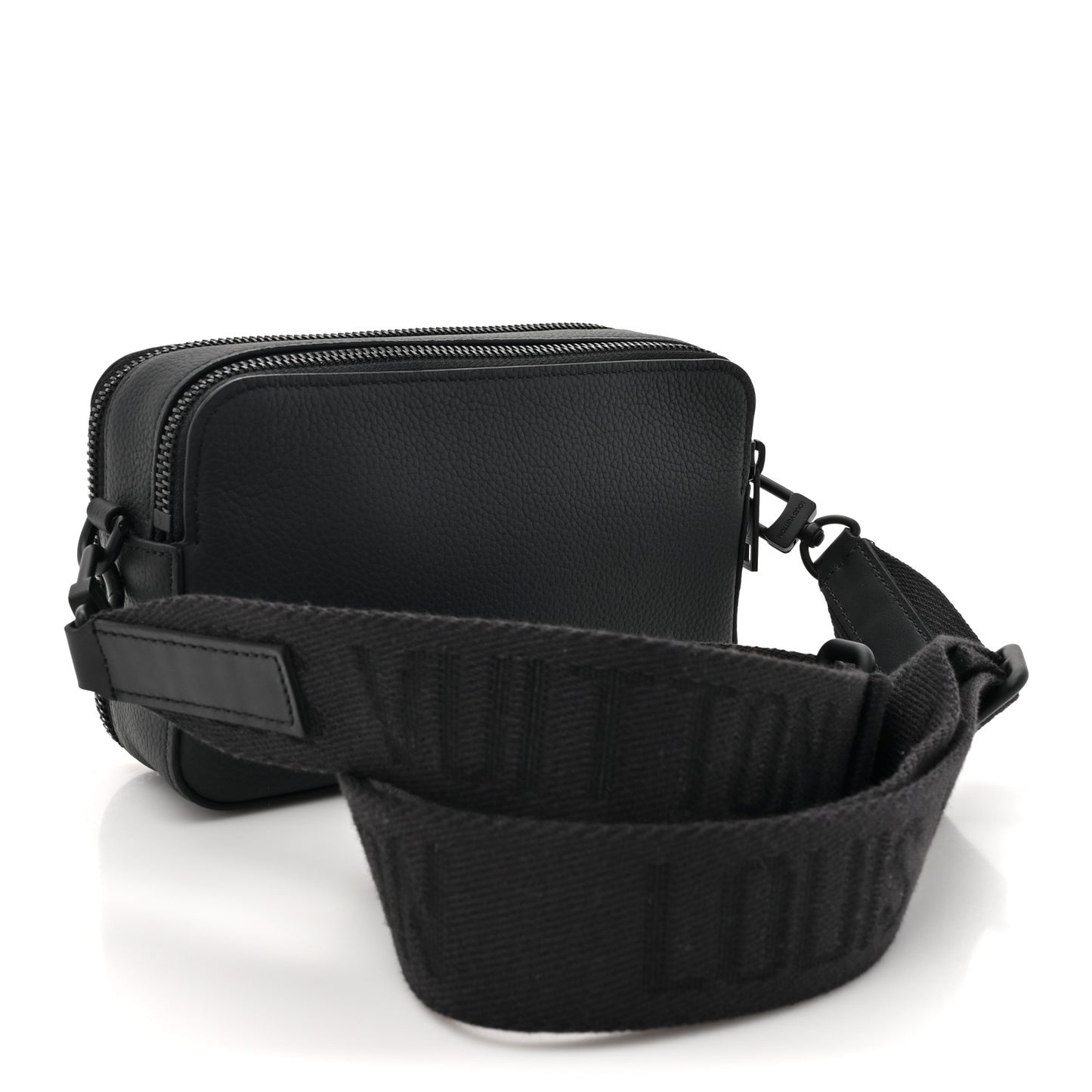 Calfskin Aerogram Alpha Wearable Wallet Black