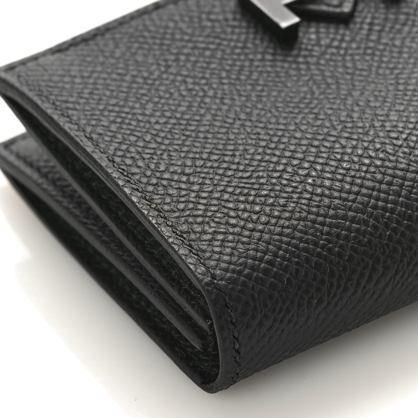 Epsom Monochrome Bearn Card Holder Wallet Black