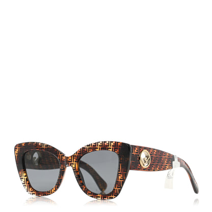 Fendi Acetate F is Fendi FF 51mm Cat Eye Sunglasses 0327/S Tortoise Camouflage 1 of 6