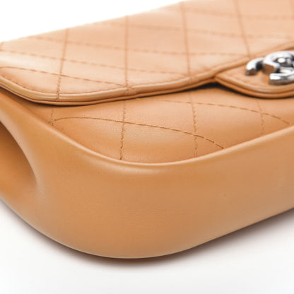 Chanel Calfskin Stitched Medium CC Sellier Flap Beige 5 of 13