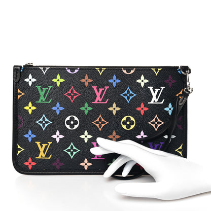 Louis Vuitton LV x TM Monogram Multicolor Carryall PM Pochette Black 2 of 6
