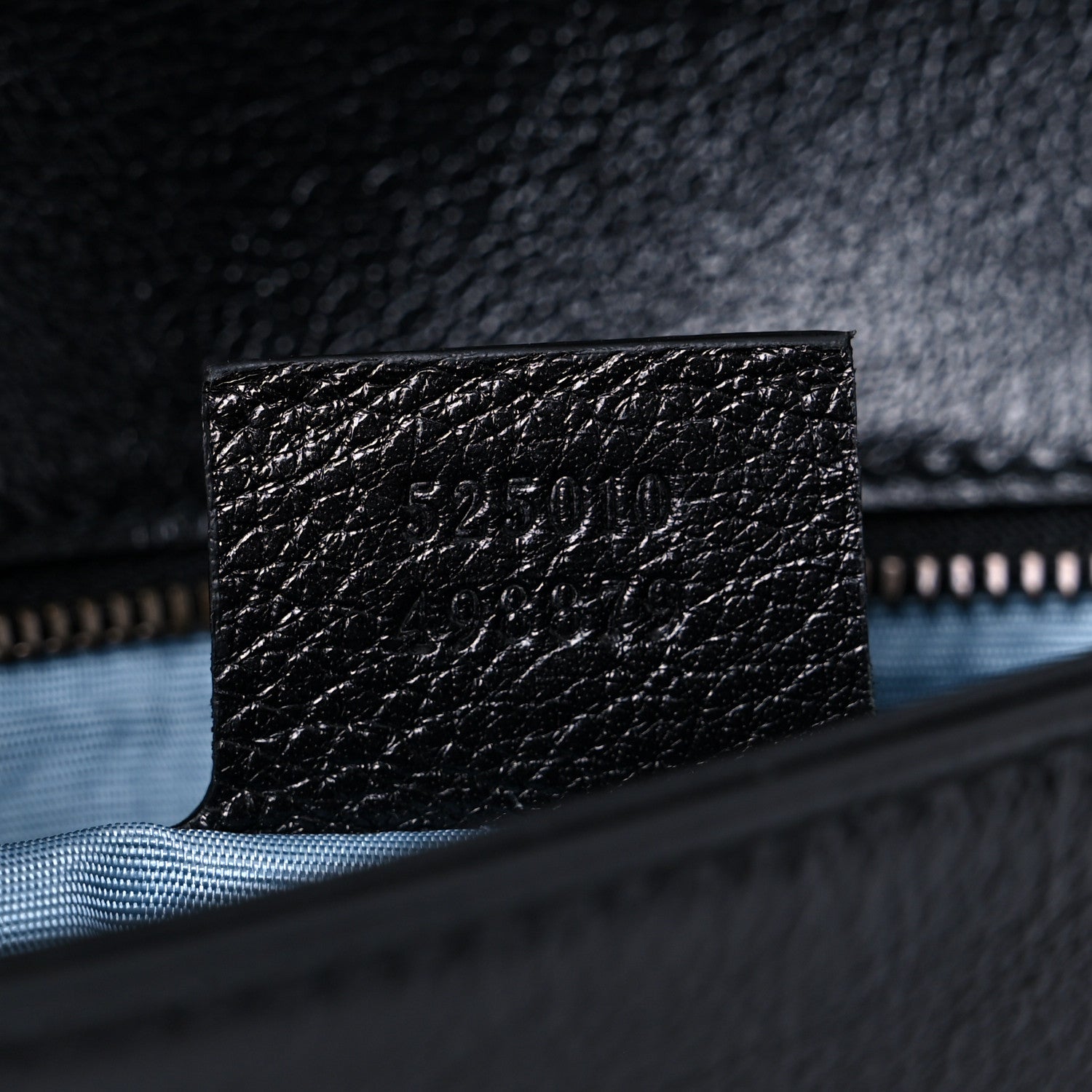 Gucci Calfskin Crystal GG Broadway Envelope Clutch Black 7 of 9