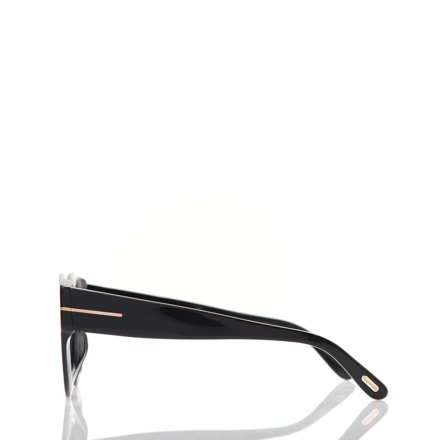 Tom Ford Slater Cat Eye Sunglasses TF658 Black 3 of 8
