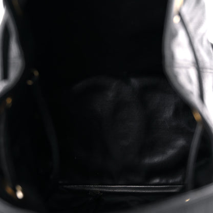 Chanel Caviar Quilted Drawstring Backpack Black 6 of 24