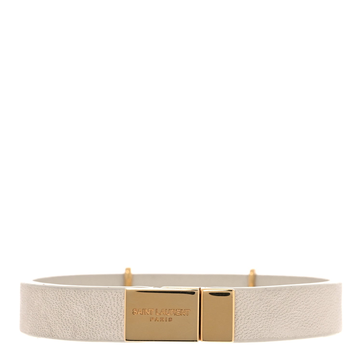 Saint Laurent Calfskin Opyum Bracelet M Crema Soft 3 of 10