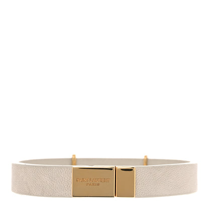 Saint Laurent Calfskin Opyum Bracelet M Crema Soft 3 of 10