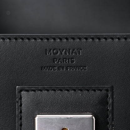 Moynat Box Calfskin Cabotine Black 6 of 9