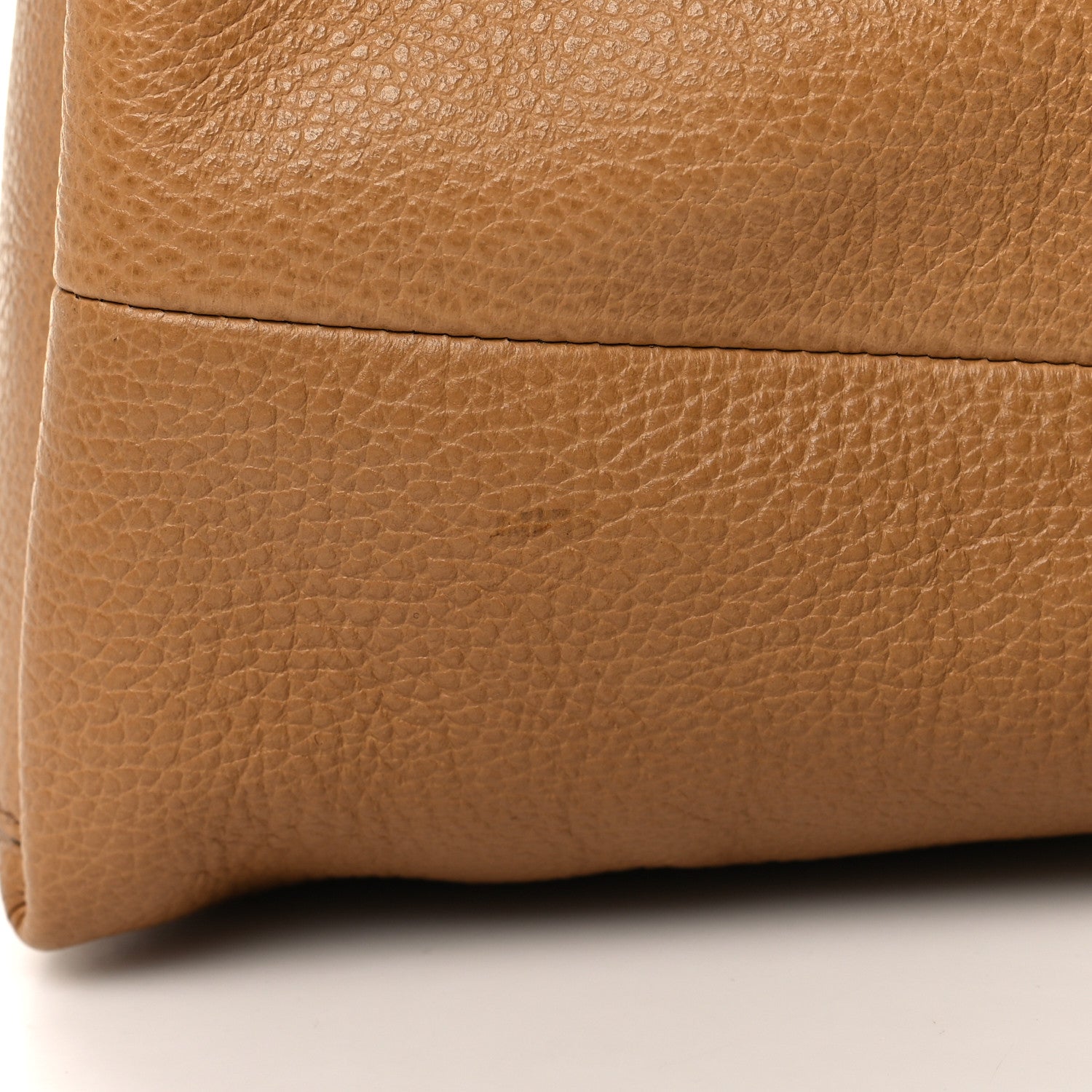 Gucci Pebbled Calfskin Medium GG Convertible Dome Satchel Beige 11 of 11