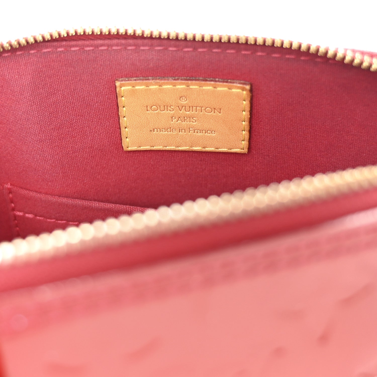Louis Vuitton Vernis Alma BB Cherry 6 of 10