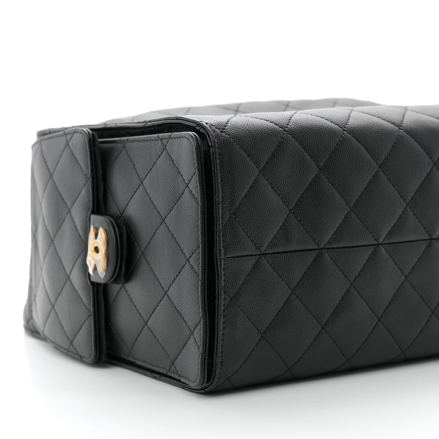 Chanel Caviar Quilted Medium Chanel 25 Handbag Black 9 of 10