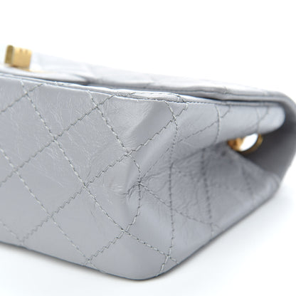 Chanel Aged Calfskin Quilted 2.55 Reissue Mini Flap Grey 10 of 10
