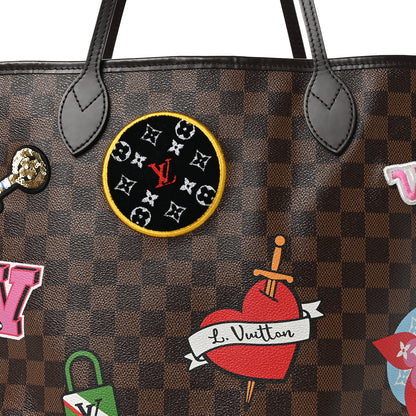 Louis Vuitton Damier Ebene Travel Stickers Neo Neverfull MM 8 of 10