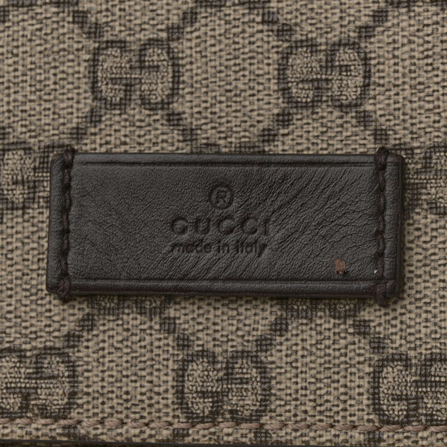 Gucci GG Plus Monogram Messenger Diaper Bag Dark Brown 11 of 14