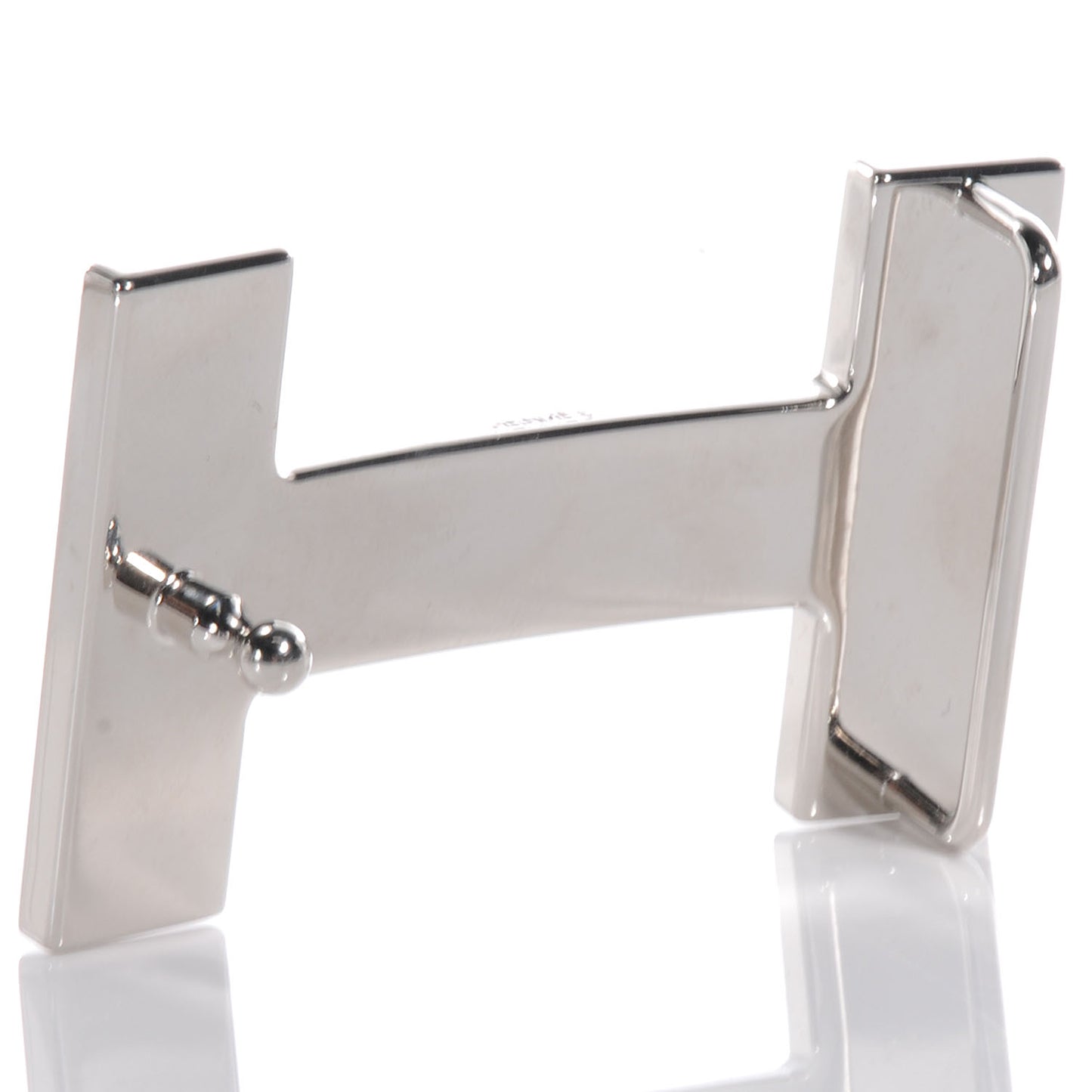 Quizz Enamel H Belt Buckle Black