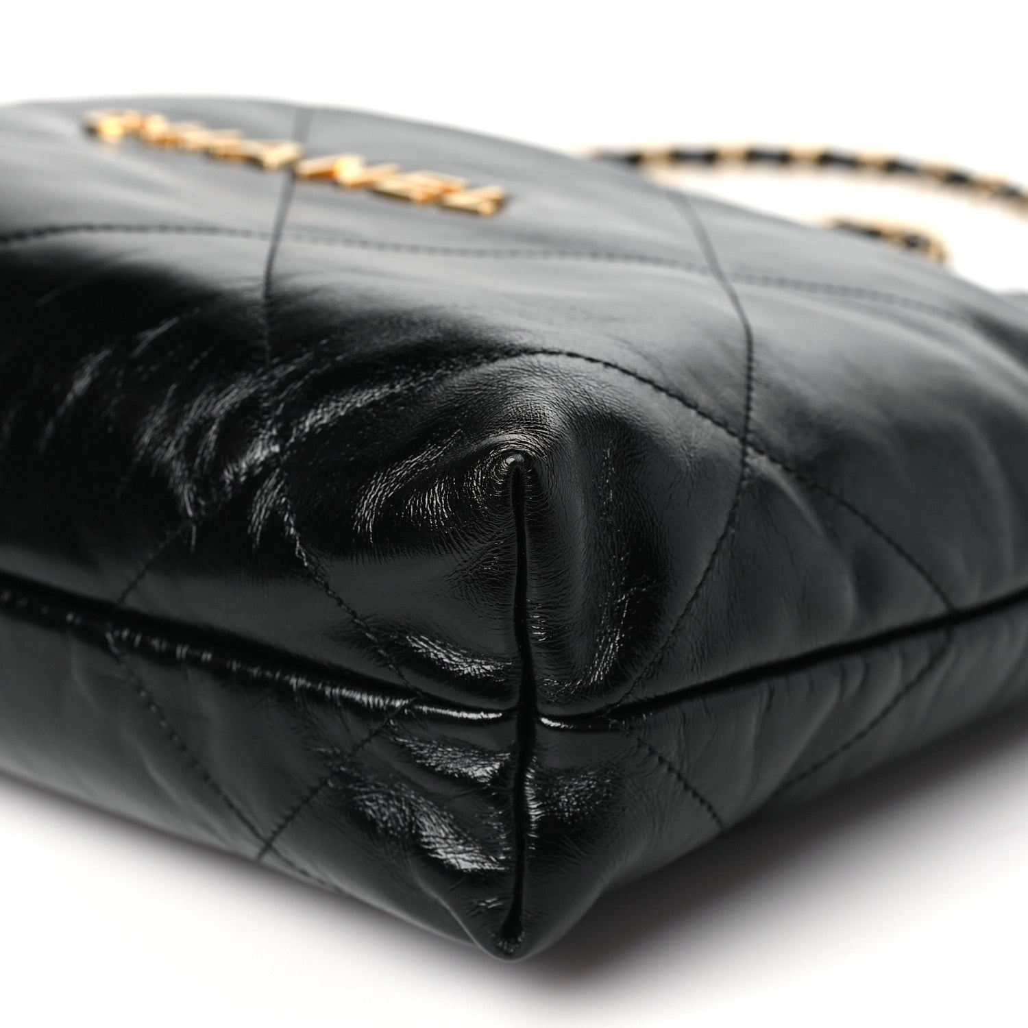 Chanel Shiny Calfskin Quilted Small Chanel 22 Black 10 of 10