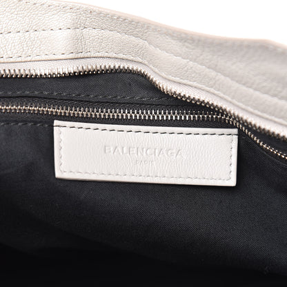 Balenciaga Chevre Silver Metallic Edge Hardware City Gris Glace 8 of 12
