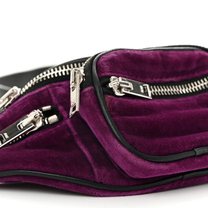 Alexander Wang Velvet Attica Mini Belt Bag Purple 8 of 9